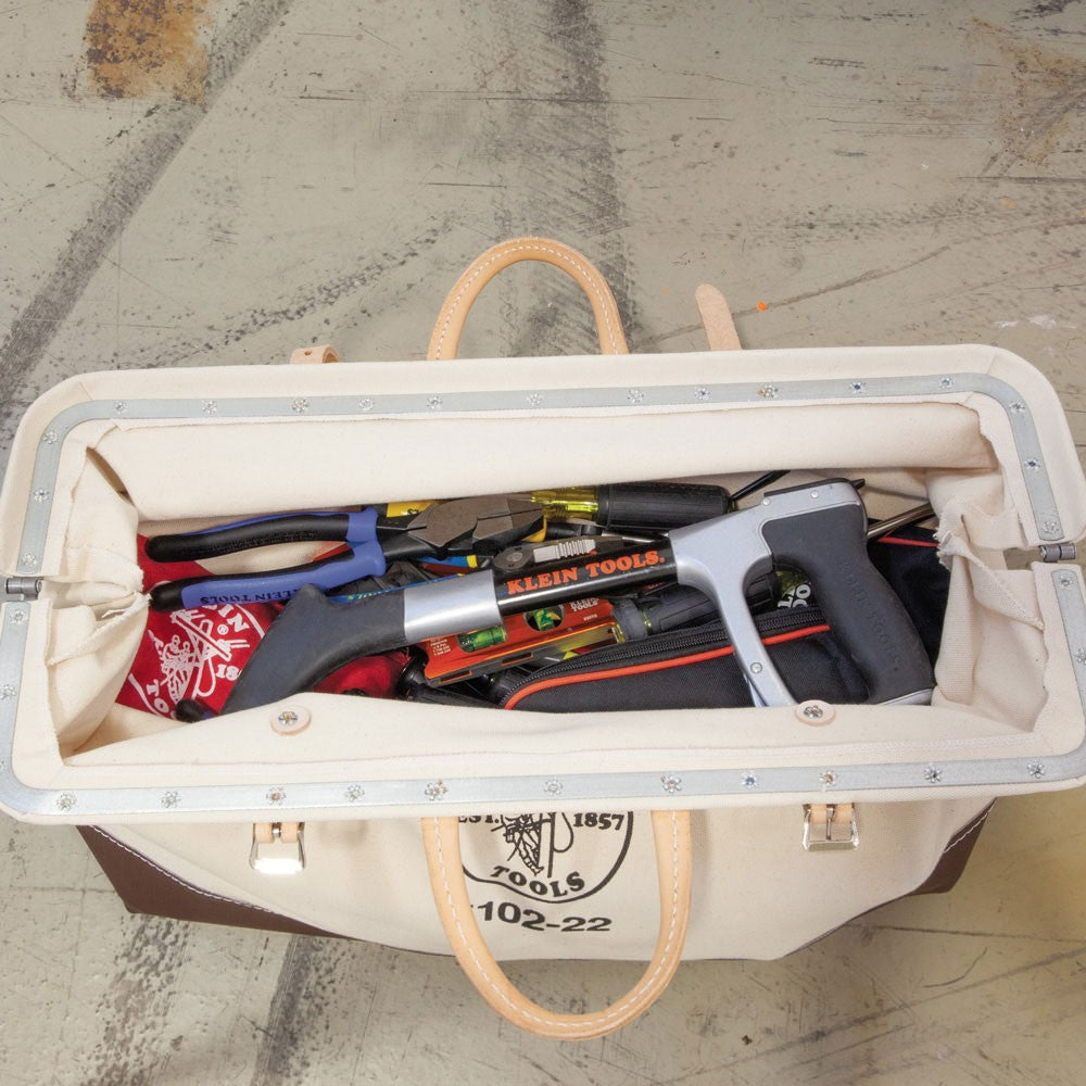 Klein Tools 5102-22 Canvas Tool Bag, 22" - 9
