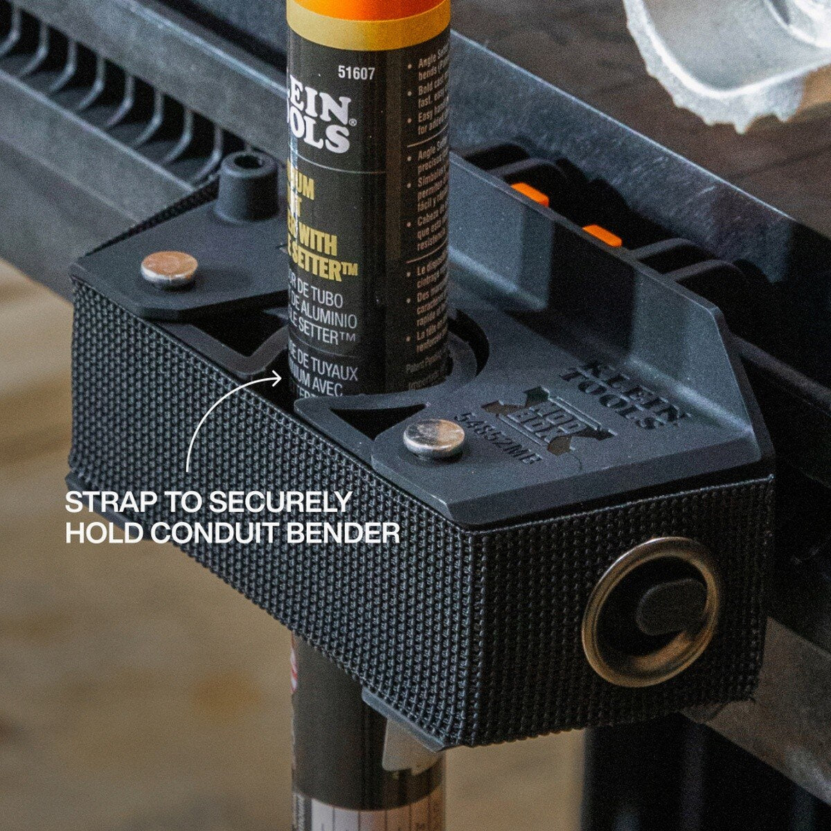 Klein Tools 54852MB MODbox Utility Cart Conduit Bender Holder 1/2 to 1 in Capacity (2 Pack) - 6