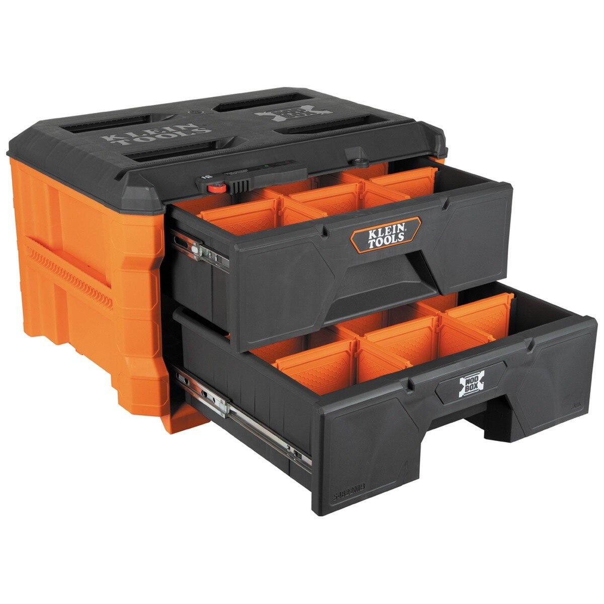 Klein Tools 54922MBR MODbox Replacement Divider Set for 54822MB Two Drawer Toolbox, Plastic, Orange (10 Pack) - 3