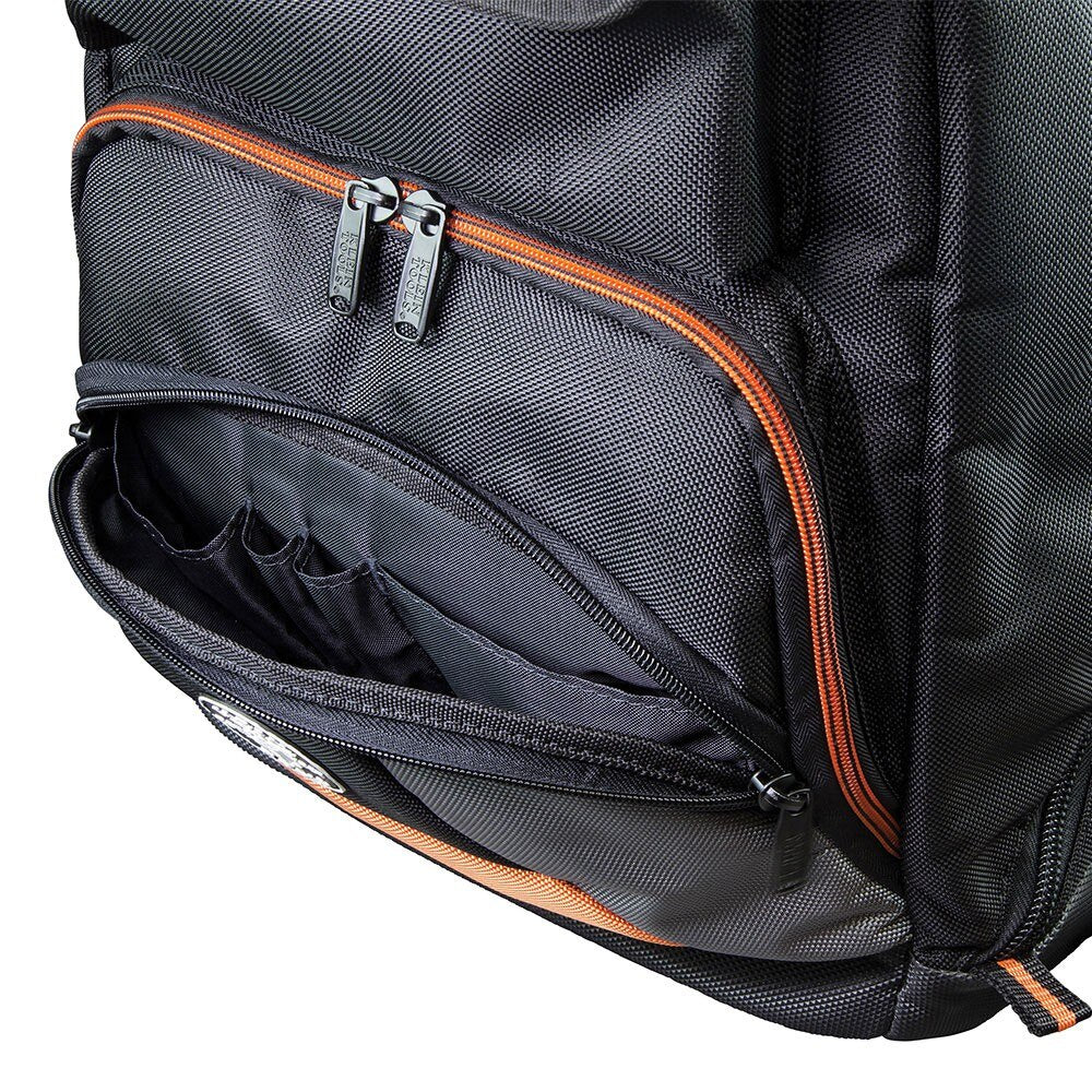 Klein Tools 55475 Tradesman Pro Tool Bag Backpack, 35 Pockets, Black, 17.5" - 4