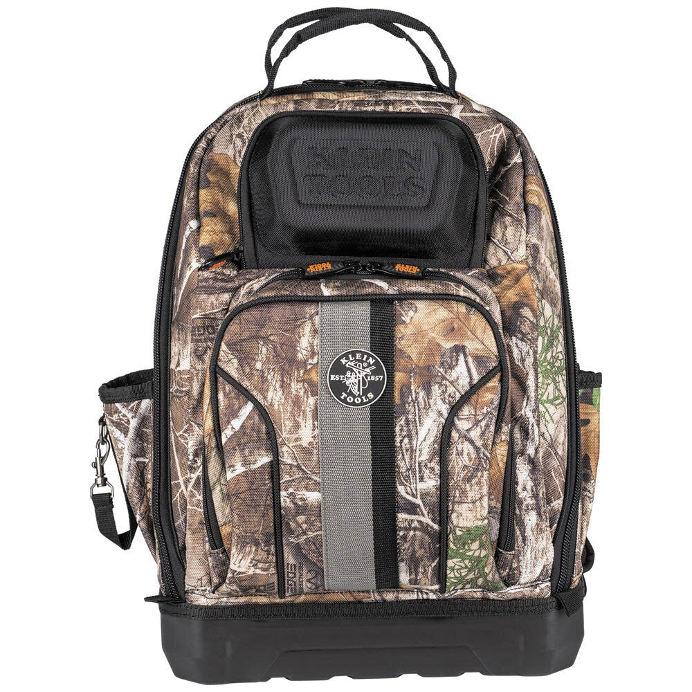 Klein 62800BPCAMO Tradesman Pro XL Tool Bag Backpack, 40 Pockets, Camo - 5