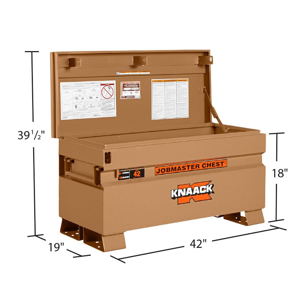 Knaack 42 42" W x 19" D x 23.375" H, 9 Cu Ft Jobmaster Chest - 3