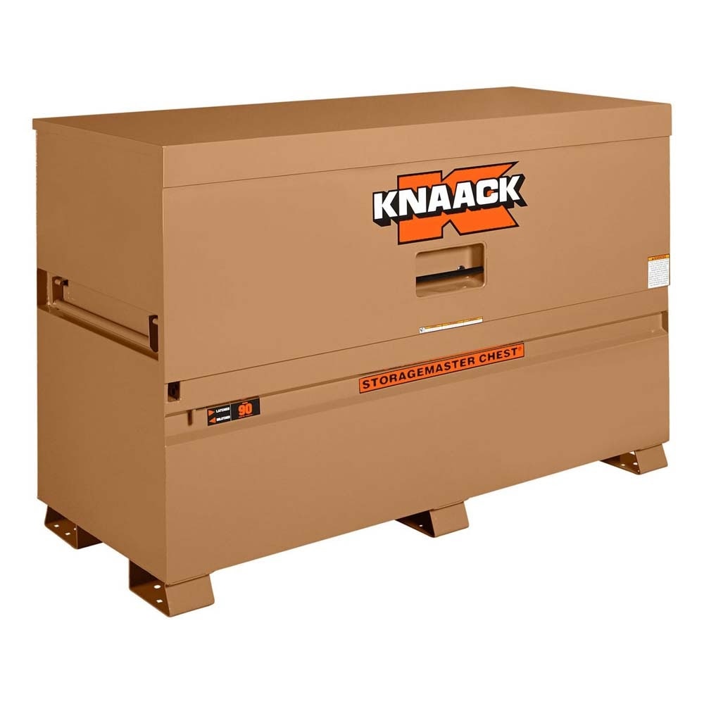 Knaack 90-KL 72" x 30" x 49", 57.5 cu ft Model 90 Piano Box Steel Jobsite Storage Chest