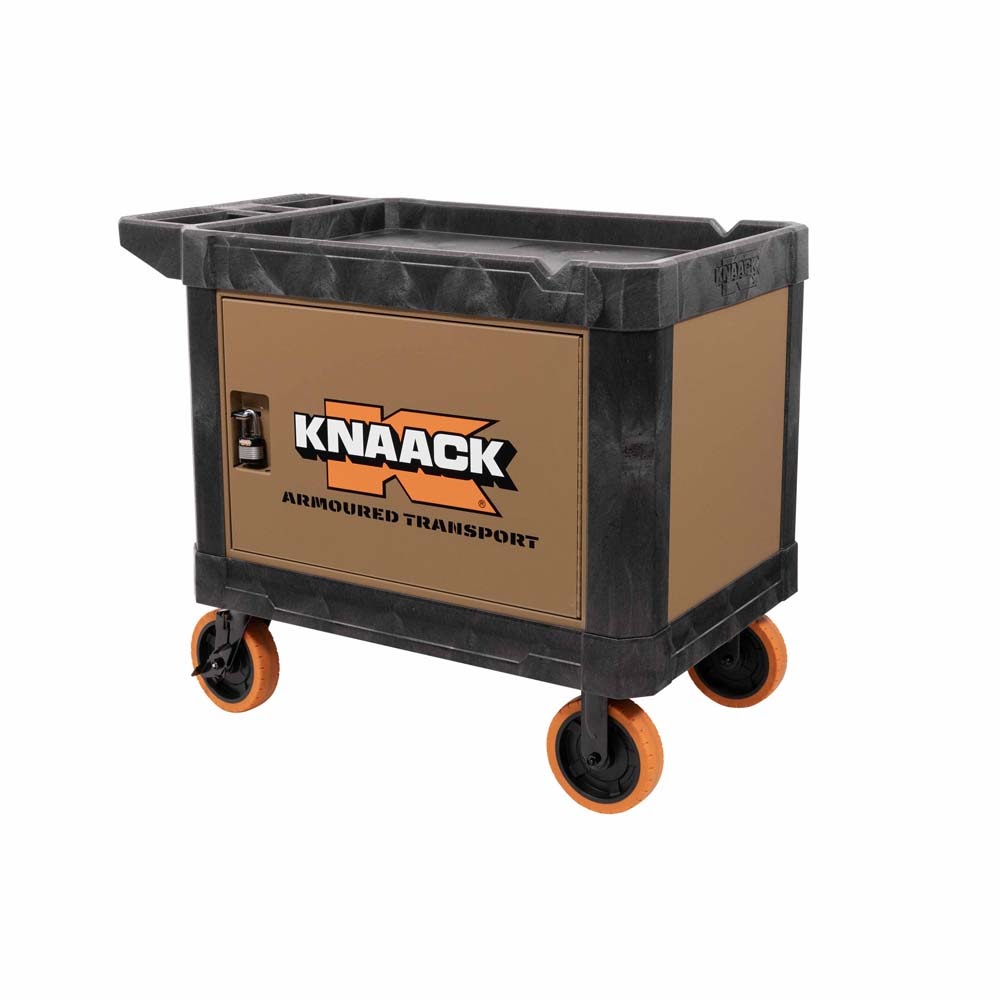 Knaack KAT-01 45.5" x 27" x 37" Armoured Transport Steel Plate Armored Utility Cart 750 lb Load Capacity