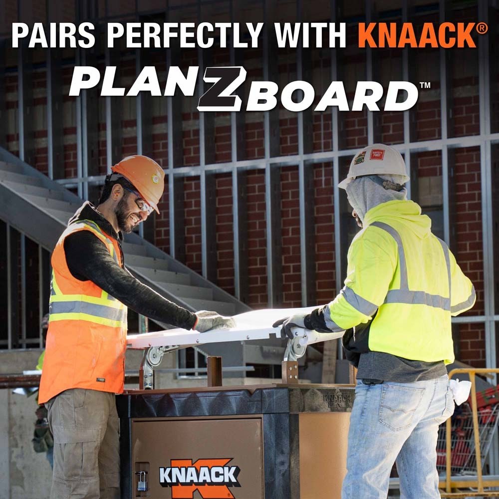 Knaack KAT-01 45.5" x 27" x 37" Armoured Transport Steel Plate Armored Utility Cart 750 lb Load Capacity - 19