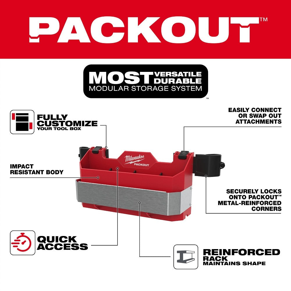 Milwaukee 48-22-8602 PACKOUT Tool Box Caddy Attachment - 2
