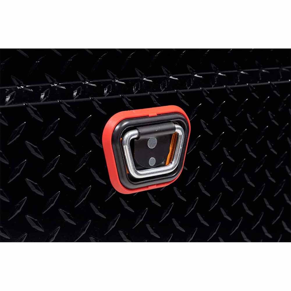 Weather Guard 123-5-03 Model 123-5-03 Saddle Box, Aluminum, Full Deep, Gloss Black, 14.2 Cu. Ft. - 11