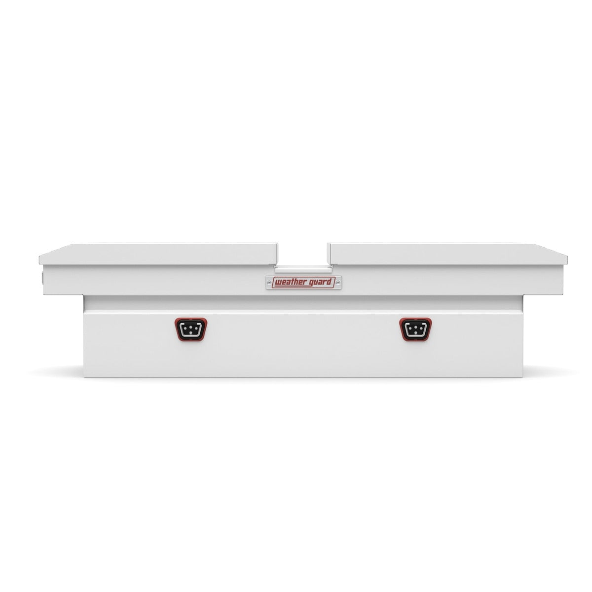 WEATHER GUARD 125-3-04 Gull Wing Steel Crossover Truck Tool Box, Full Size, 11.3 cu ft (White) - 2