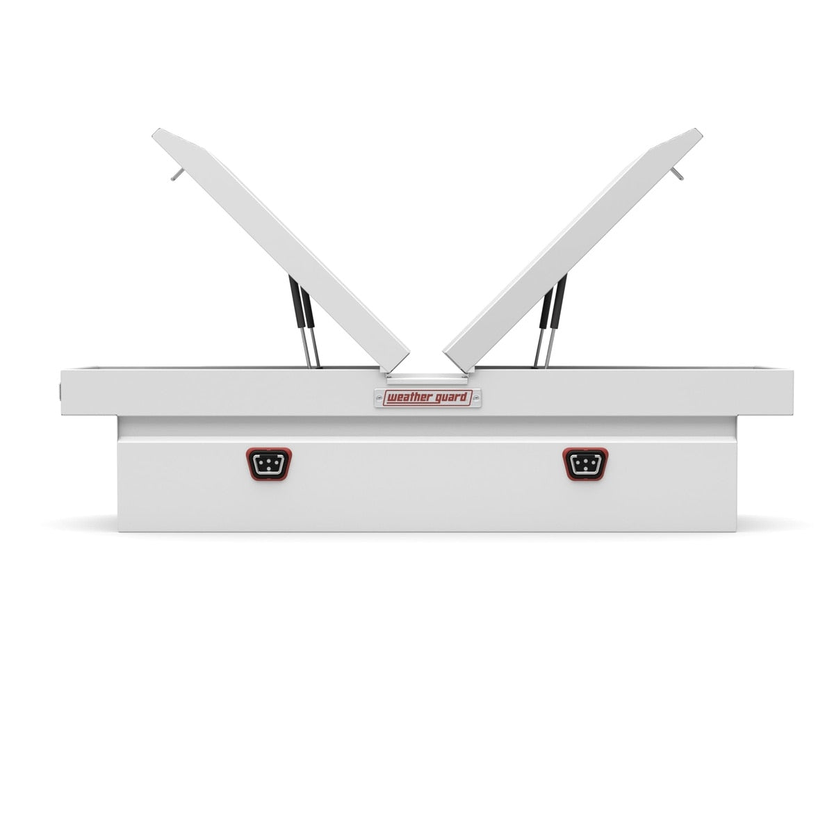 WEATHER GUARD 125-3-04 Gull Wing Steel Crossover Truck Tool Box, Full Size, 11.3 cu ft (White) - 3