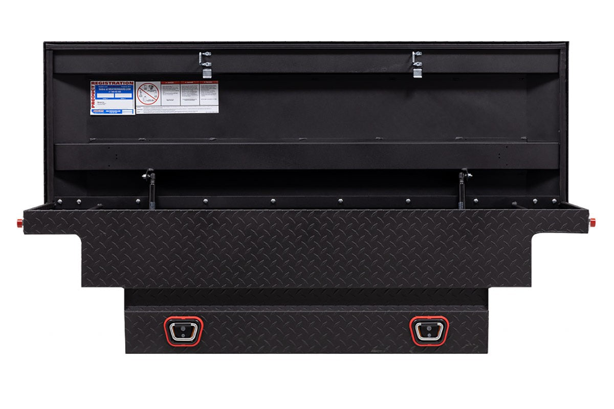 Model 131-52-03 Saddle Box, Aluminum, Textured Matte Black