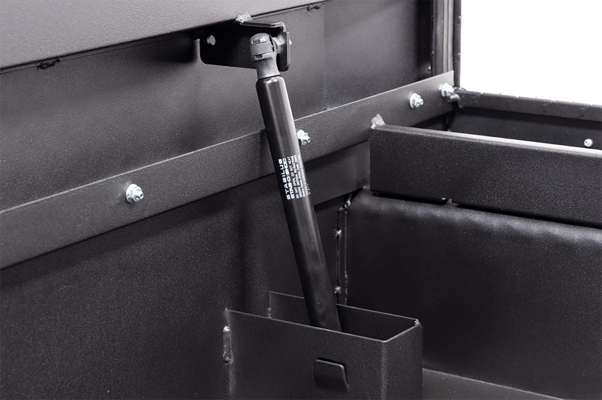 Model 131-52-03 Saddle Box, Aluminum, Textured Matte Black - 6