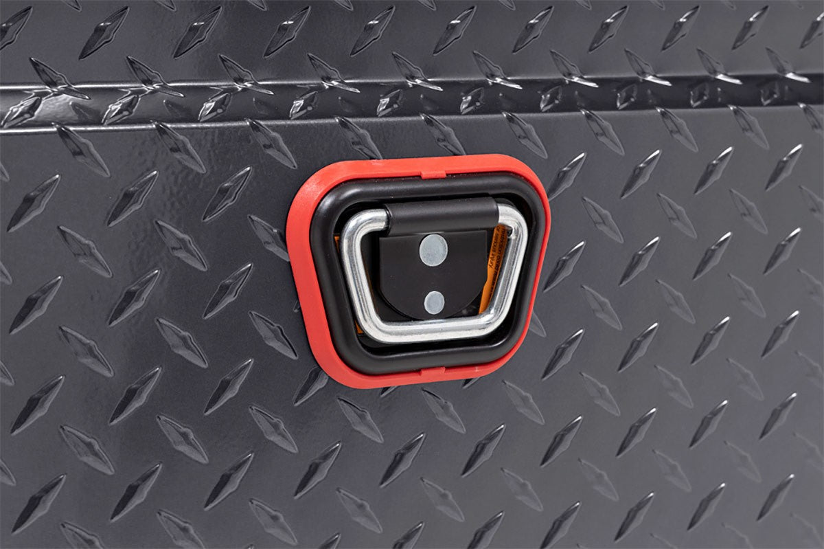 Weather Guard 137-6-03 Model 137-6-03 Saddle Box, Aluminum, Compact Deep, Gunmetal Gray, 8.0 Cu. Ft. - 10