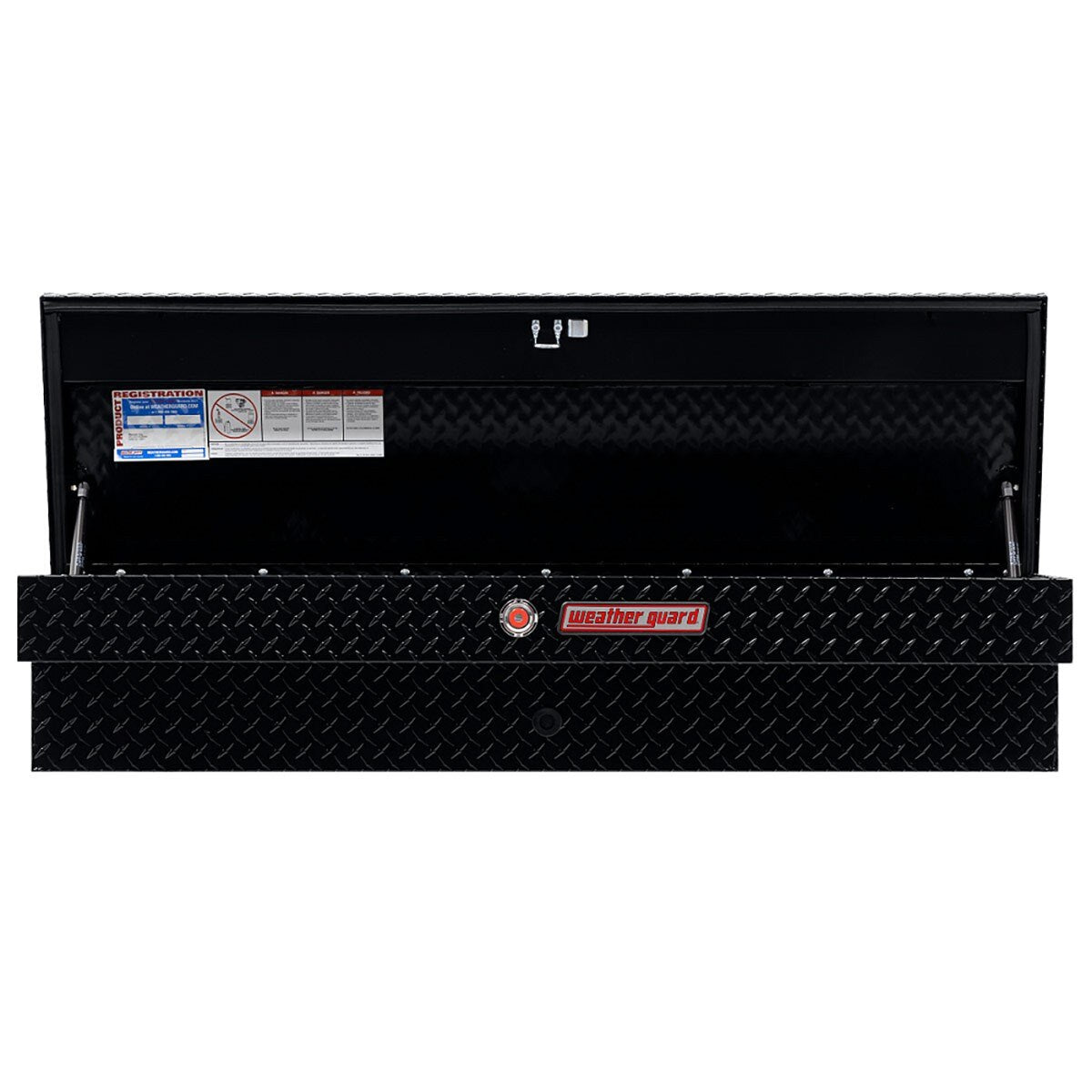 Weather Guard 174-5-03 Model 174-5-03 56" Lo-Side Box, Aluminum, Gloss Black, 4.1 Cu. Ft.