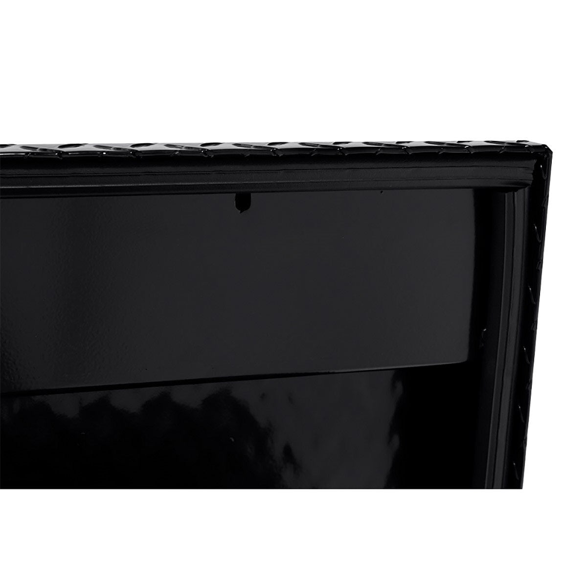 Weather Guard 174-5-03 Model 174-5-03 56" Lo-Side Box, Aluminum, Gloss Black, 4.1 Cu. Ft. - 5