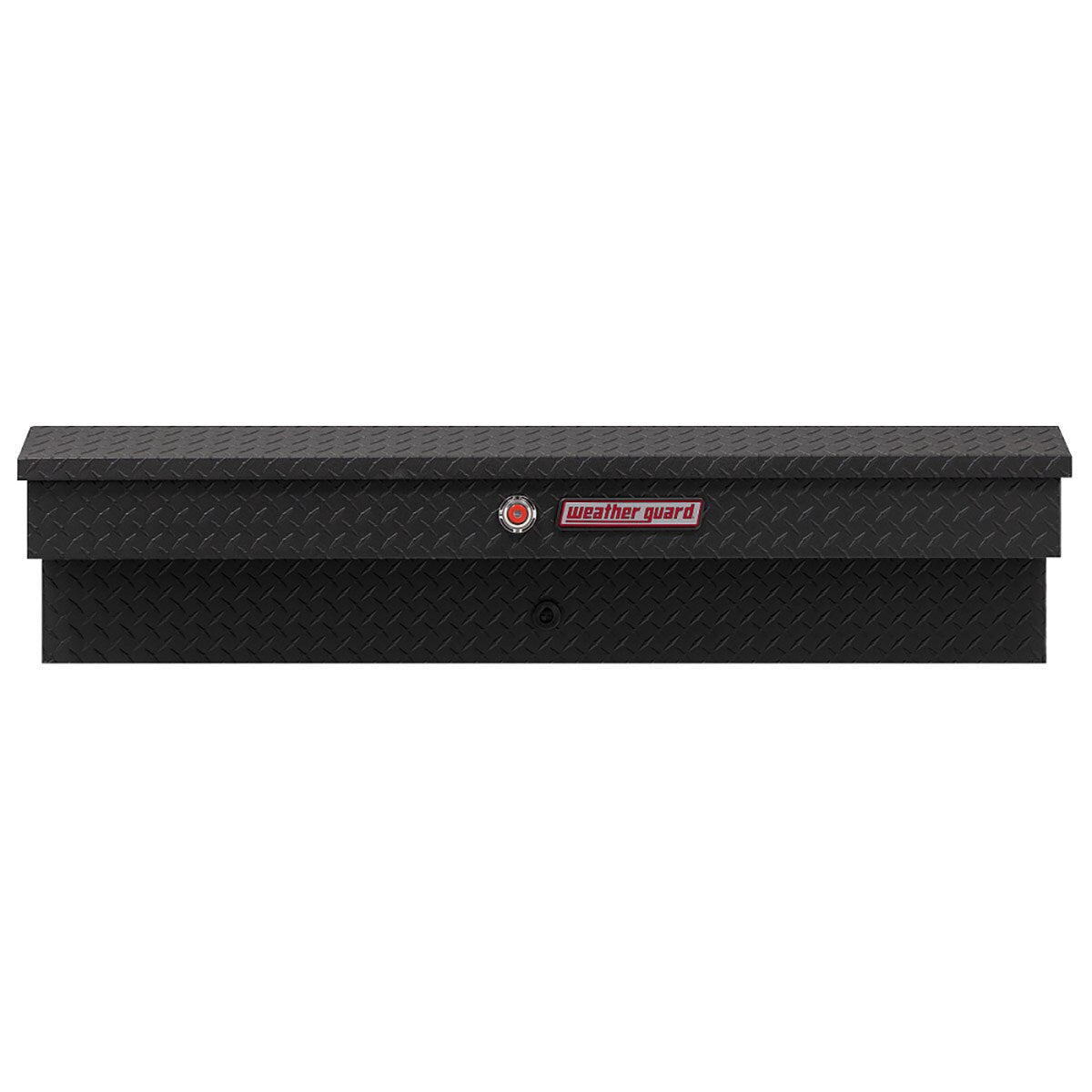 Weather Guard 174-52-03 Model 174-52-03 56" Lo-Side Box, Aluminum, Textured Matte Black, 4.1 Cu. Ft. - 2