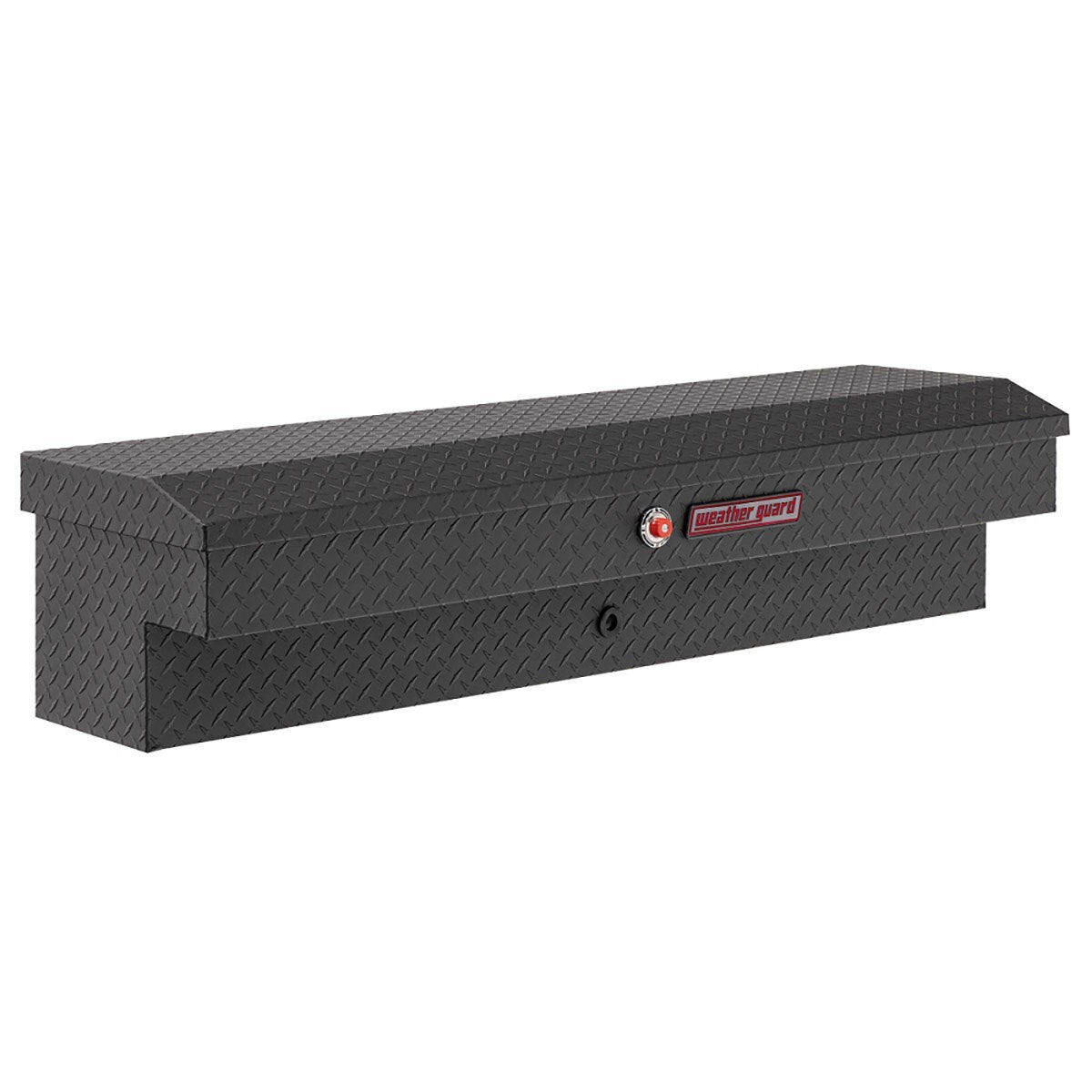 Weather Guard 174-52-03 Model 174-52-03 56" Lo-Side Box, Aluminum, Textured Matte Black, 4.1 Cu. Ft. - 3