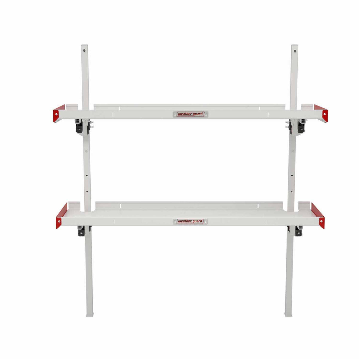 Weather Guard 9560-3-01 Folding Van Shelving Unit with 2 Shelves for Flexible Storage - 4