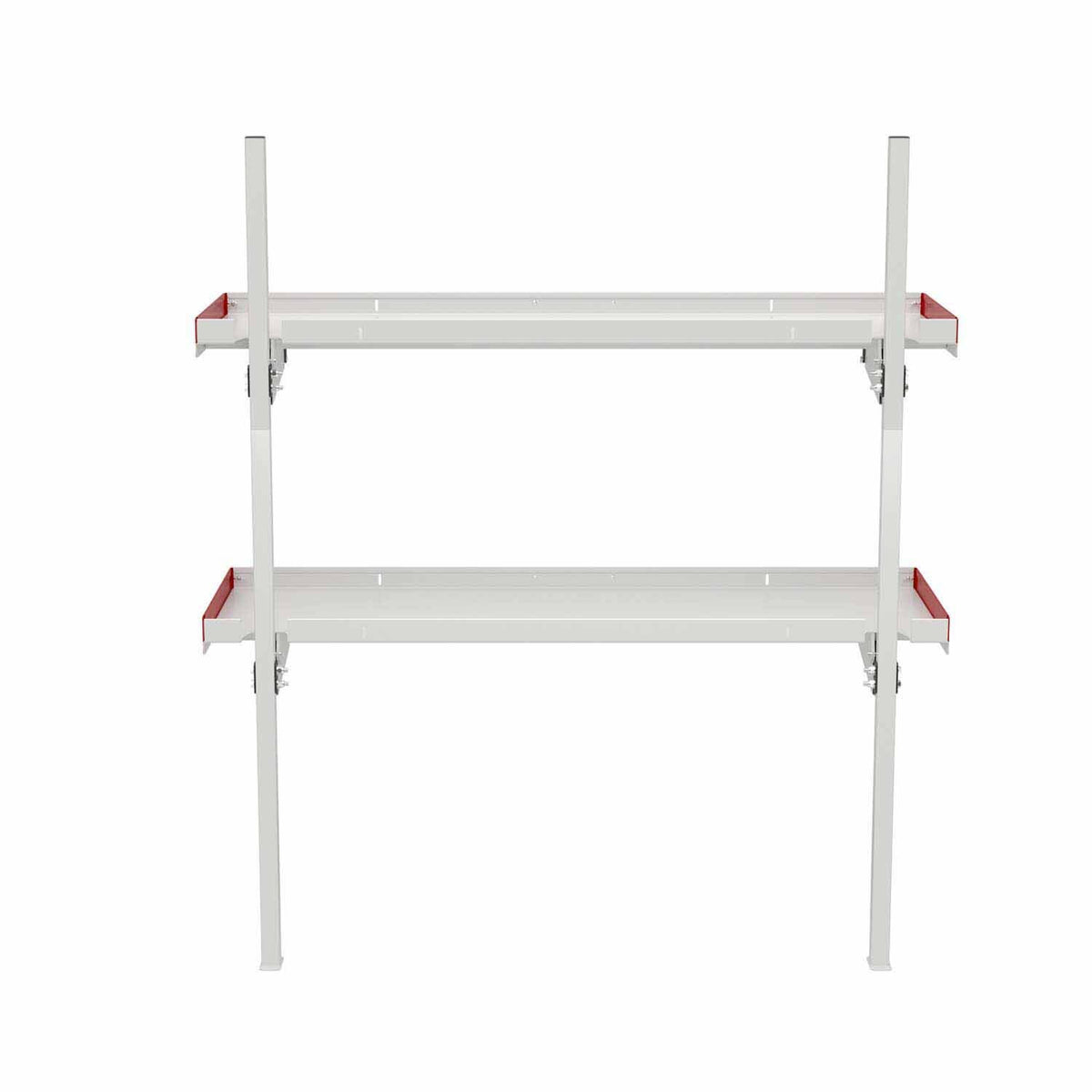 Weather Guard 9560-3-01 Folding Van Shelving Unit with 2 Shelves for Flexible Storage - 6
