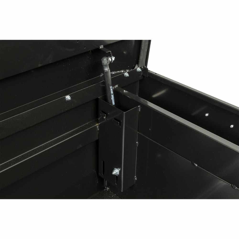 Weatherguard 116-5-04 Saddle Box, Steel, Full Extra Wide, Gloss Black, 15.5 cu ft - 7