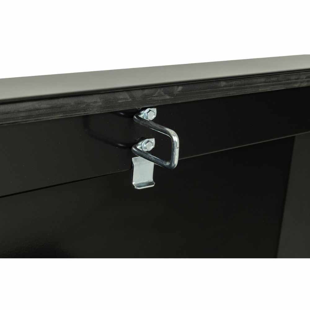 Weatherguard 116-5-04 Saddle Box, Steel, Full Extra Wide, Gloss Black, 15.5 cu ft - 9