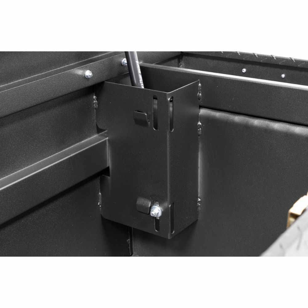 Weatherguard 123-52-04 Saddle Box, Aluminum, Full Deep, Textured Matte Black, 15.0 cu ft - 8