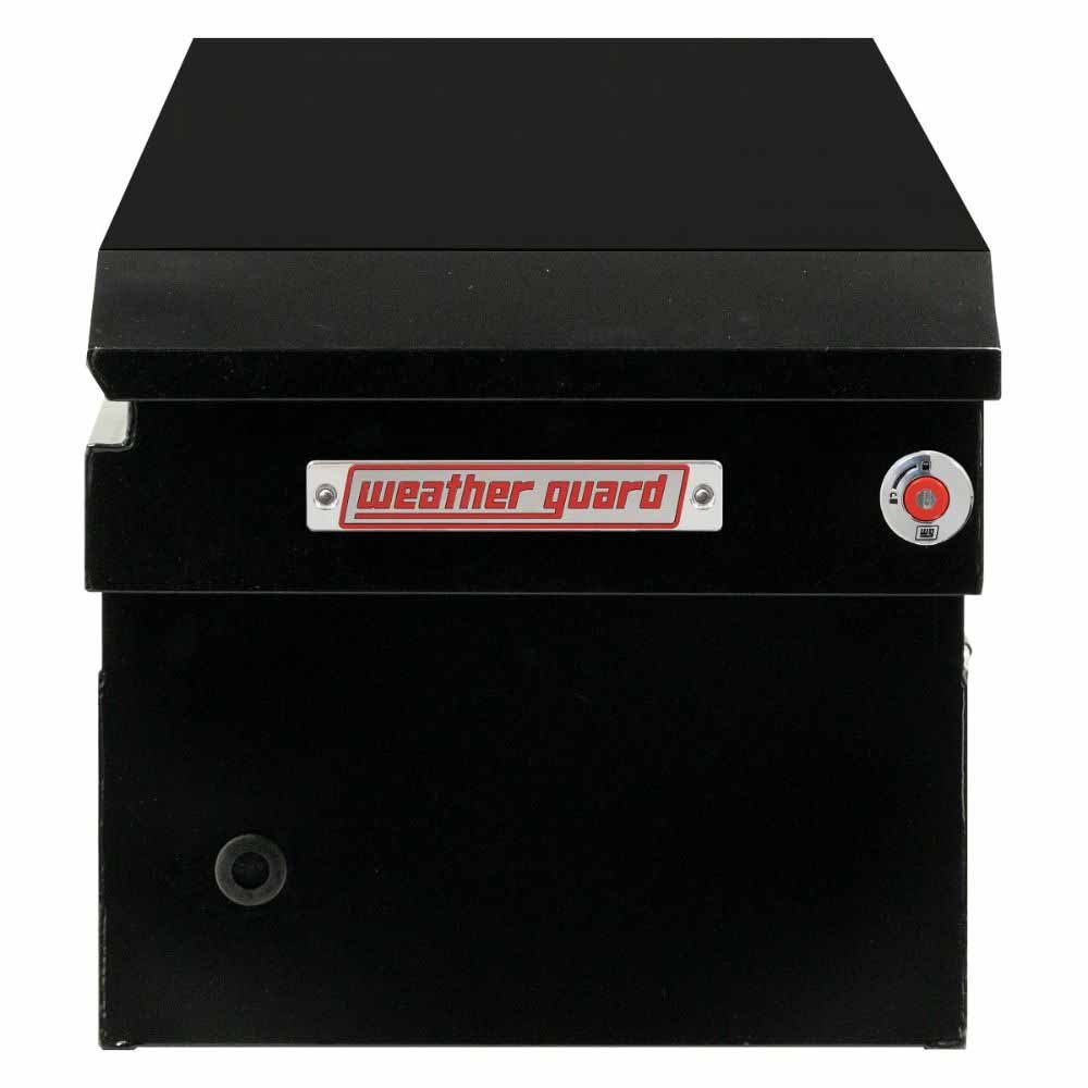 Weatherguard 126-5-04 Saddle Box, Steel, Full Standard, Gloss Black, 11.0 cu ft - 3