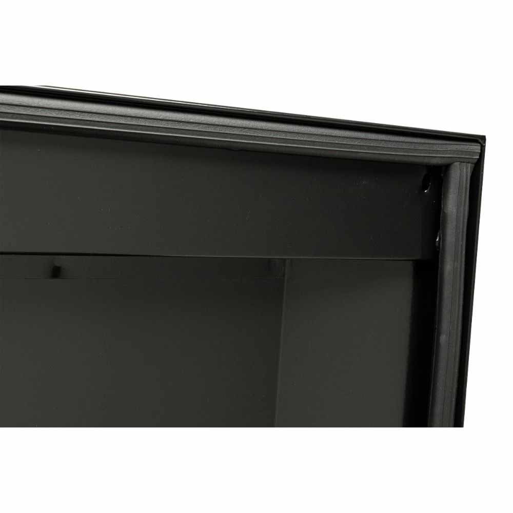 Weatherguard 126-5-04 Saddle Box, Steel, Full Standard, Gloss Black, 11.0 cu ft - 12