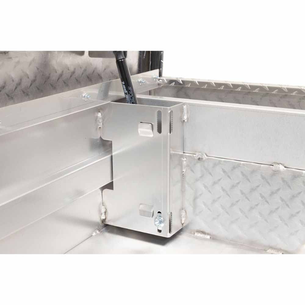 Weatherguard 154-0-04 Saddle Box, Aluminum, Compact, Clear, 7.0 cu ft - 8