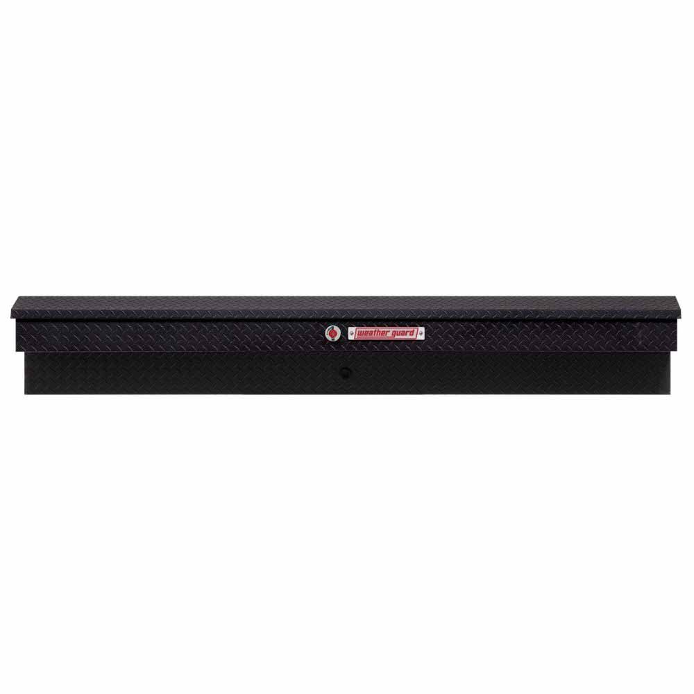Weatherguard 164-52-04 87" Lo-Side Box, Aluminum, Textured Matte Black, 7.0 cu ft - 4