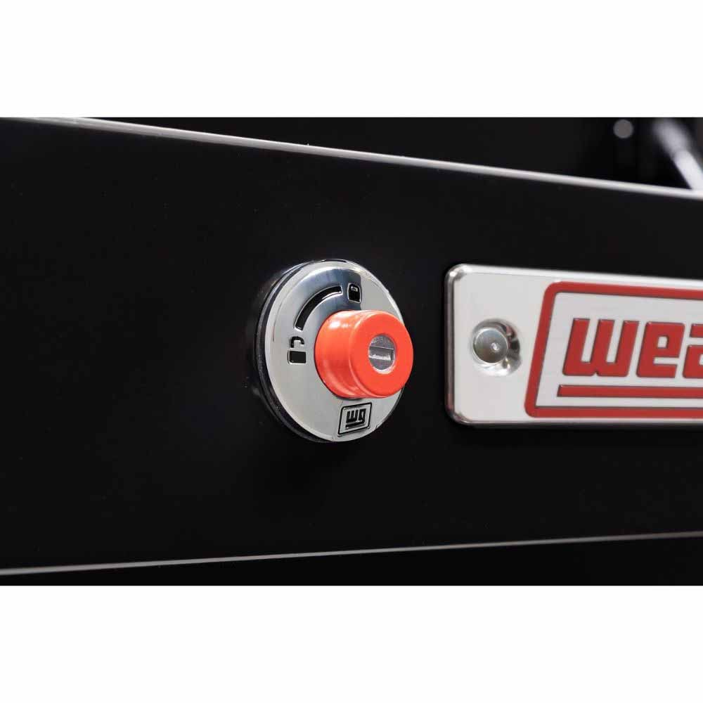 Weatherguard 165-5-04 87" Lo-Side Box, Steel, Gloss Black, 7.0 cu ft - 6