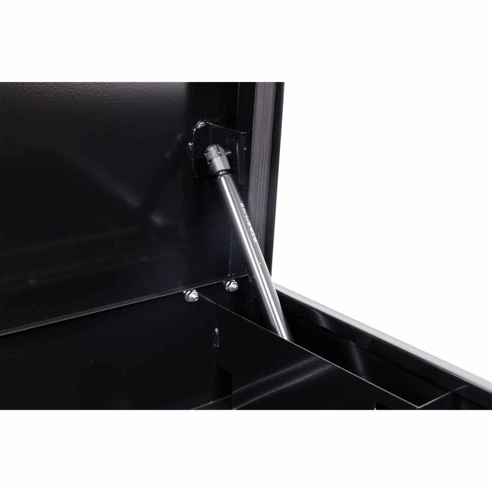 Weatherguard 165-5-04 87" Lo-Side Box, Steel, Gloss Black, 7.0 cu ft - 7
