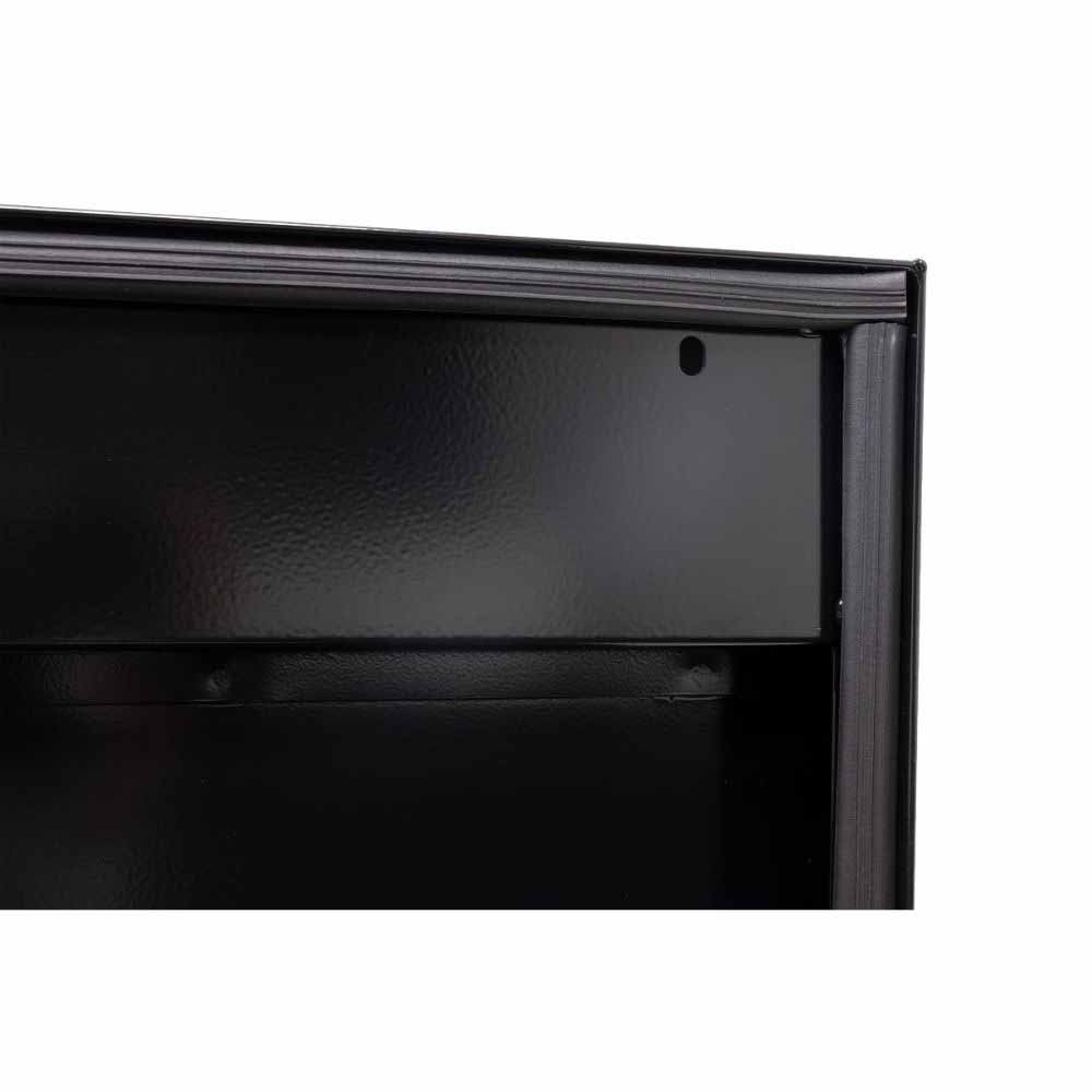 Weatherguard 165-5-04 87" Lo-Side Box, Steel, Gloss Black, 7.0 cu ft - 12