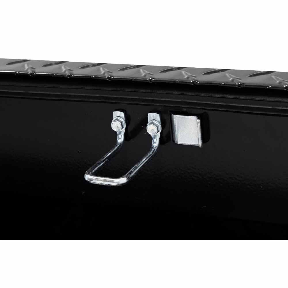 Weatherguard 174-5-04 56" Lo-Side Box, Aluminum, Gloss Black, 4.0 cu ft - 9