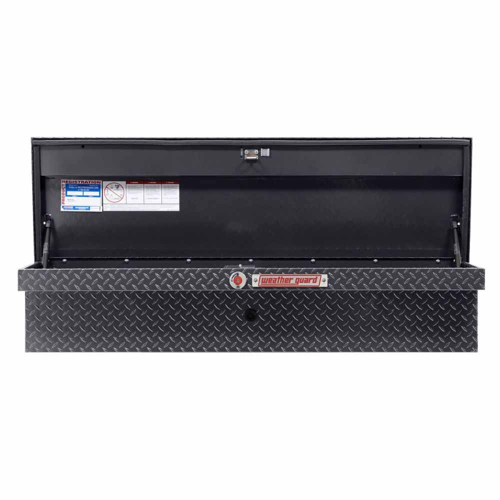 Weatherguard 178-6-04 56" Low Profile Lo-Side Box, Aluminum, Gunmetal Gray, 4.0 cu ft - 2