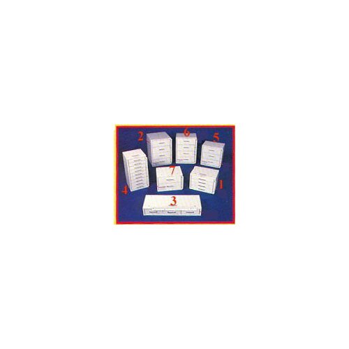 Weather Guard 8913-3 White 3-Drawer Unit, 5.5" x 32.5" x 11.75" - 2