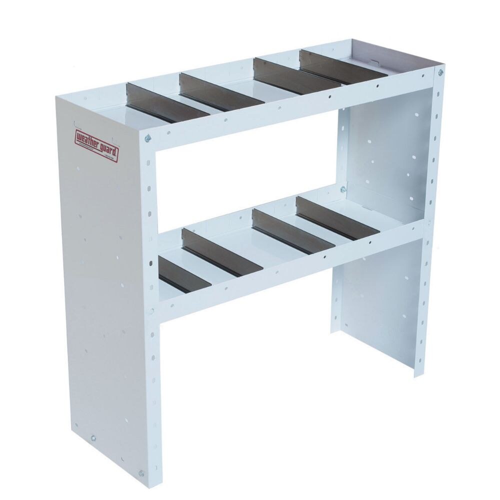 WeatherGuard 9333-3-03 Heavy Duty Adjustable 2 Shelf Unit, 34" x 36" x 13.5"