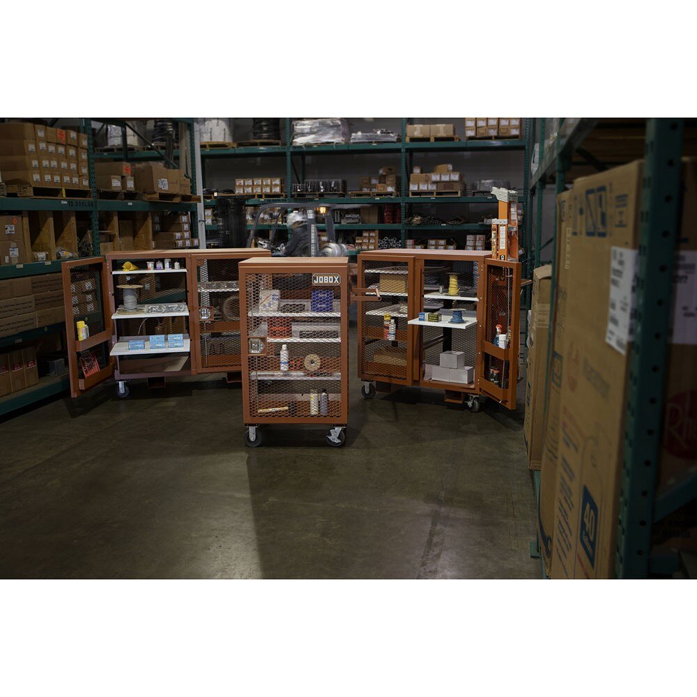 JOBOX 1-401990 49" Mesh Cabinet - 2