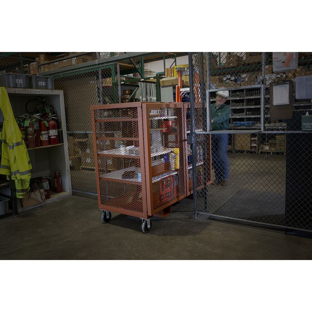 JOBOX 1-401990 49" Mesh Cabinet - 14