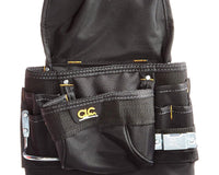 Custom Leather Craft 5833 9 Pocket Ballistic Poly Nail & Tool Bag