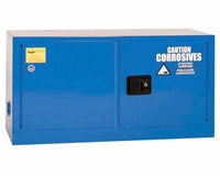 Eagle ADDCRAX 15 Gallon 2 Door, 1 Shelf, Manual Close, Metal Acid and Corrosive Safety Cabinet, 2 Door, Blue