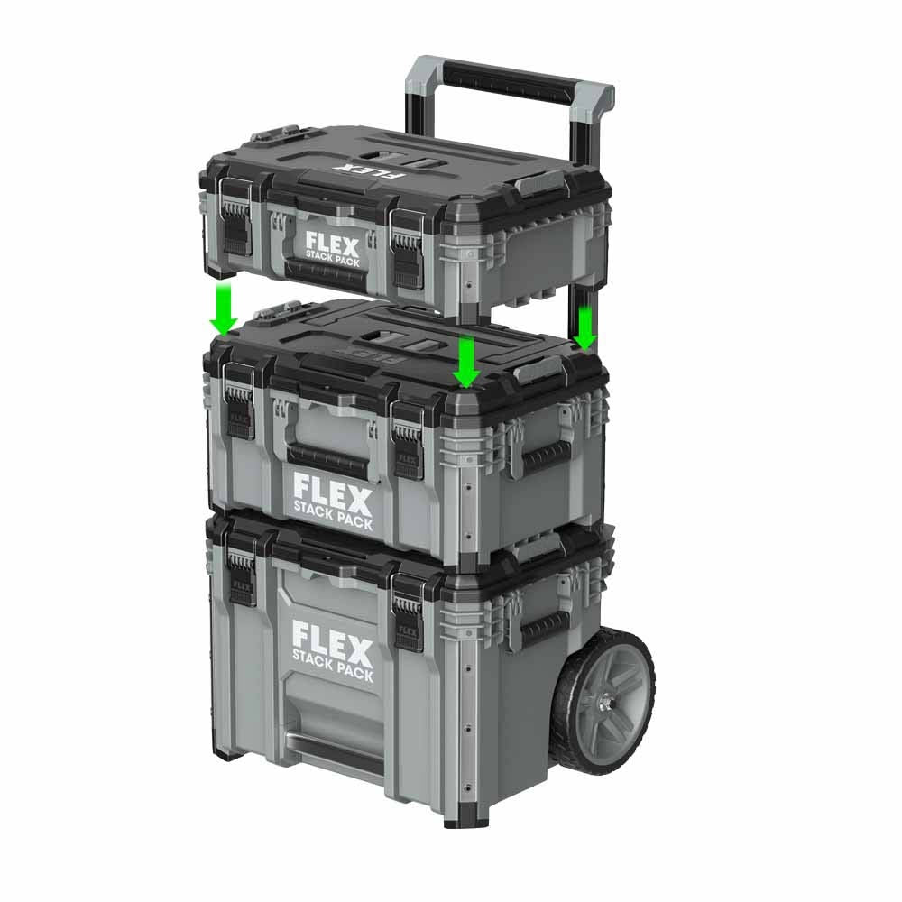 Flex Fs1101 Stack Pack Rolling Tool Box - 3