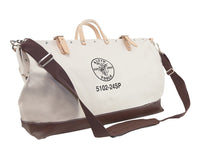 Klein 510224SP Deluxe Tool Bag, Canvas, 17 Pockets, 24"