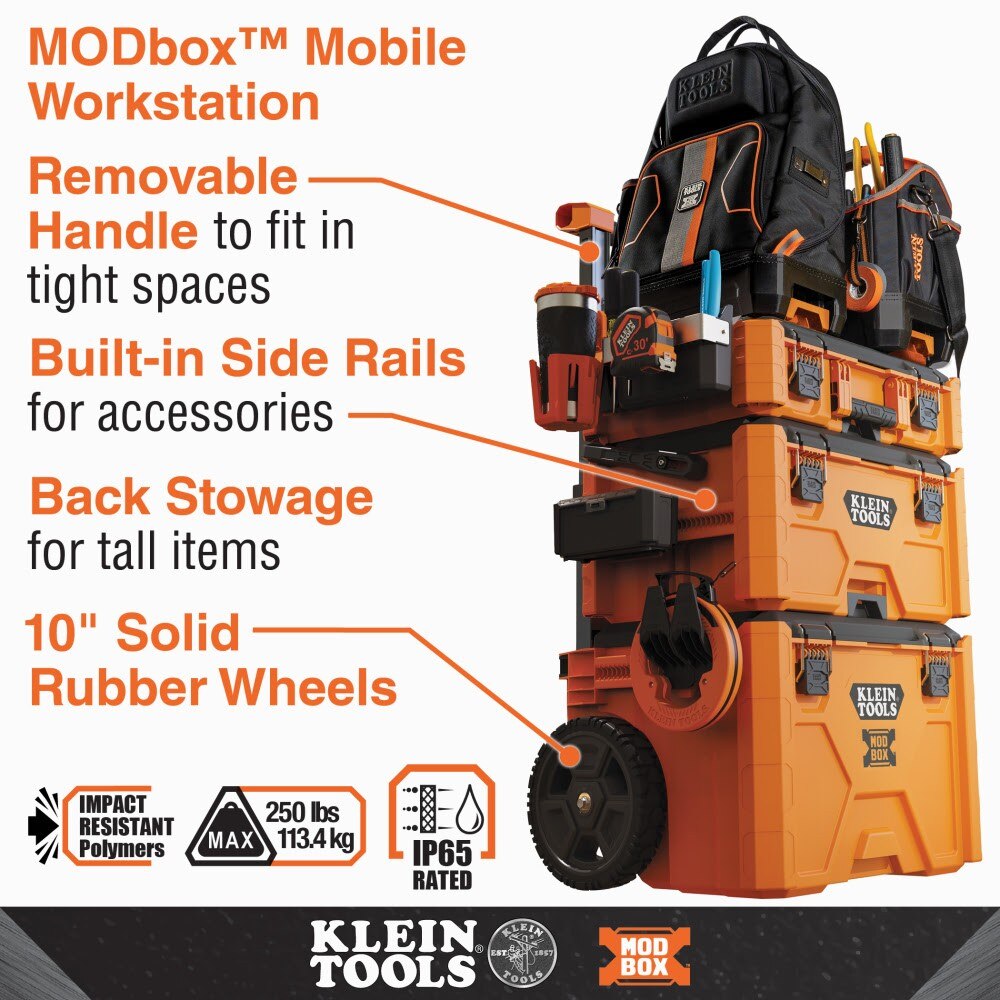 Klein 54903MBR MODbox Replacement Handle for Medium Toolbox - 2