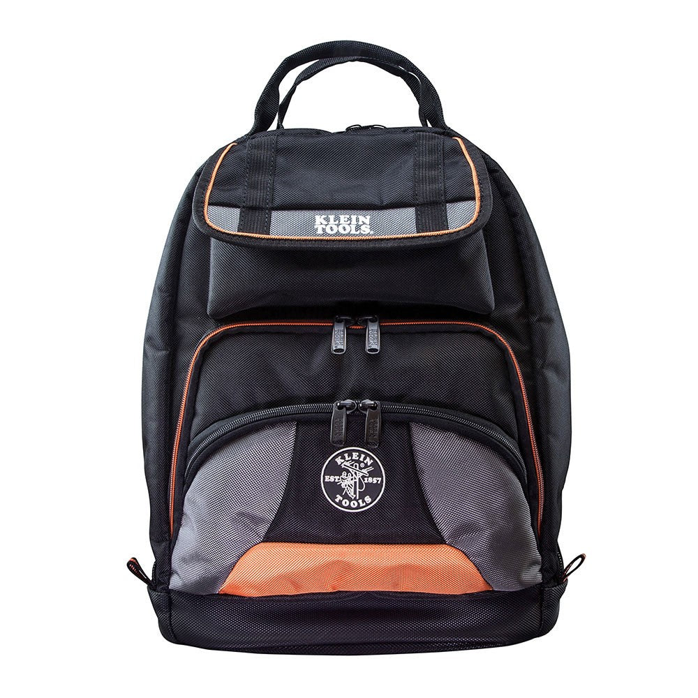 Klein Tools 55475 Tradesman Pro Tool Bag Backpack, 35 Pockets, Black, 17.5" - 2