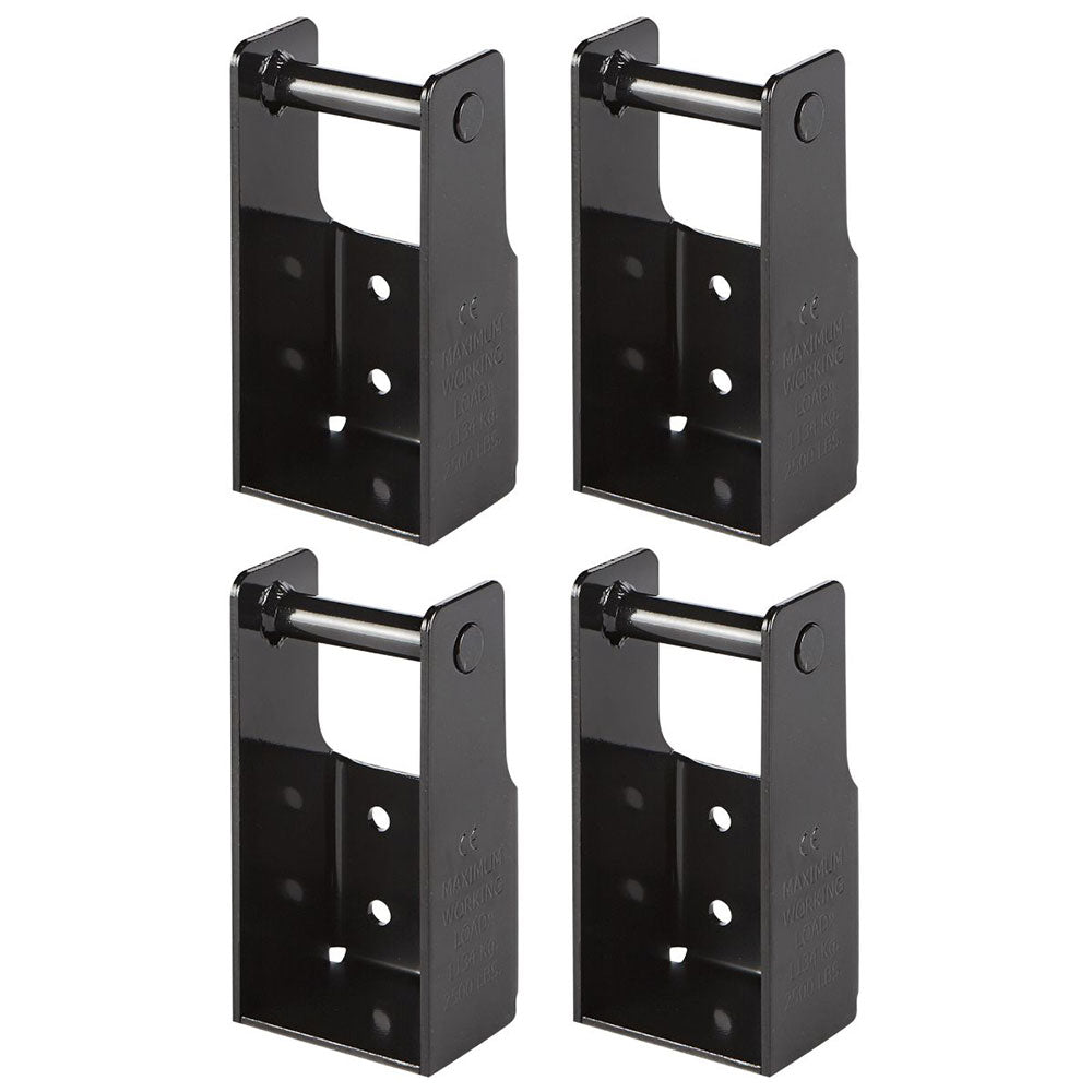 Knaack 497  14" x 8" x 9" Crane Lift Kit 2500 lb Capacity Steel Lift Brackets (4 Brackets)