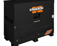 Knaack 89-D-KL-50NR 60" x 30" x 49" Piano Box Jobsite Tool Chest with JunkTrunk Quick Access Drawer and Watchman IV 3 Point Lock Jet Black Powder Coat