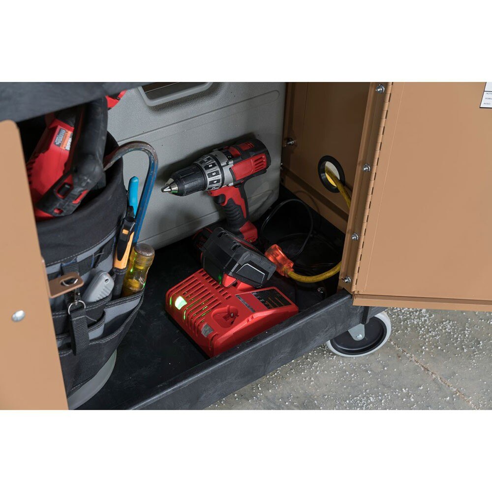 Knaack CA-02  36.25" x 23.75" x 3.5" Cart Armour Mobile Cart Security Paneling for Rubbermaid 9T66-00 and Uline H-2503XX Utility Carts - 6