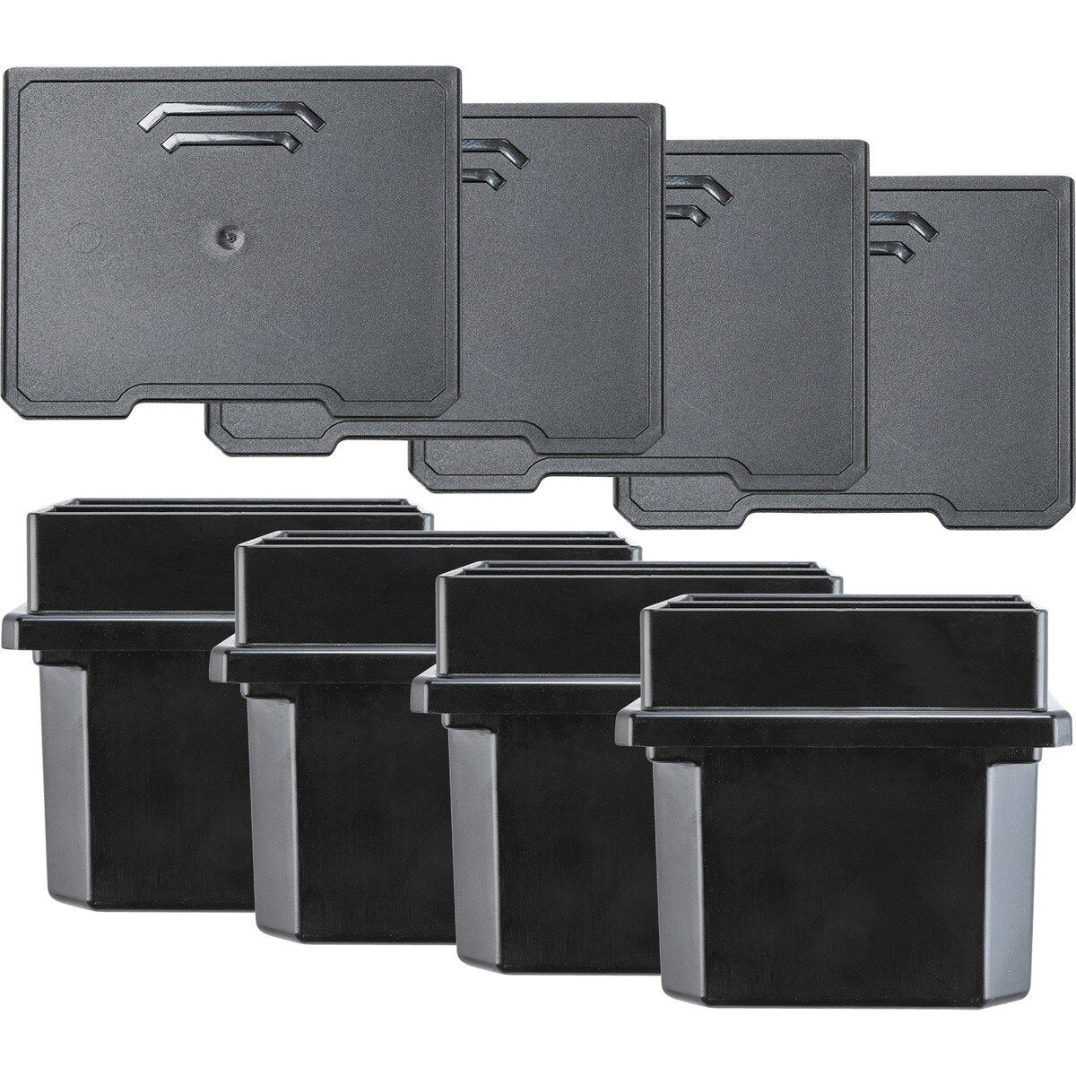 Makita T-92271 MAKTRAK Upper Bin and Divider Set for Deep Standard Organizer Bins (4 Pack)