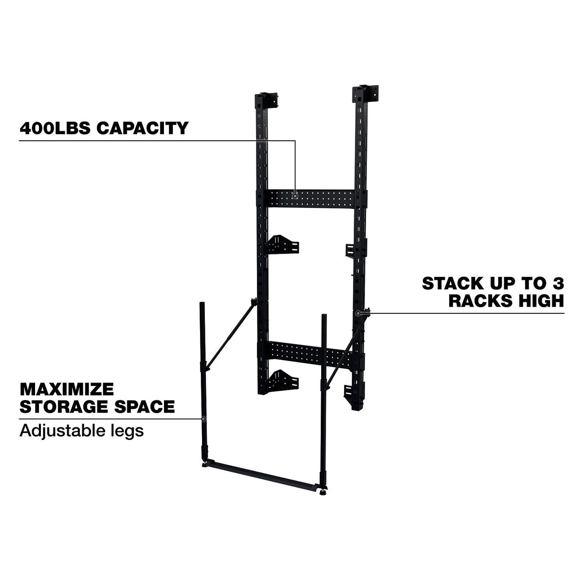 Milwaukee 48-21-8010 PACKOUT Rack Frame for Modular Storage System - 2