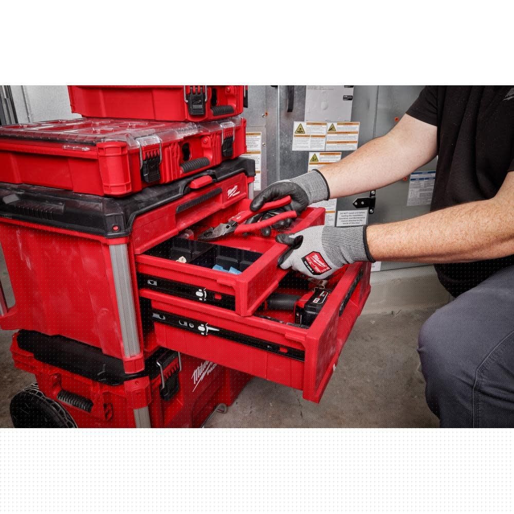 Milwaukee 48-22-8447 PACKOUT Multi-Depth 3-Drawer Tool Box - 10